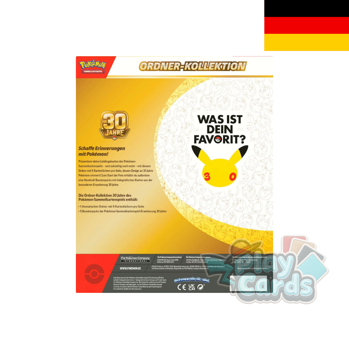 Pokémon - 30 Jahre Ordner-Kollektion - DE