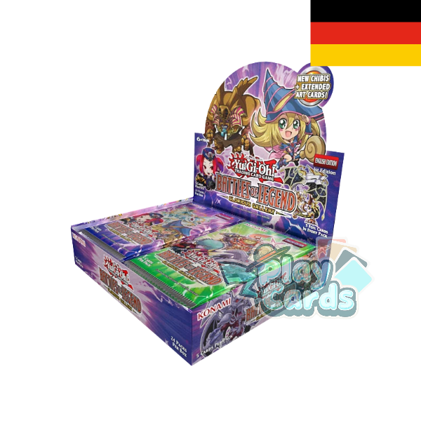 YGO - Battles of Legend: Glorious Gallery Booster Display (24 Boosters) Deutsch