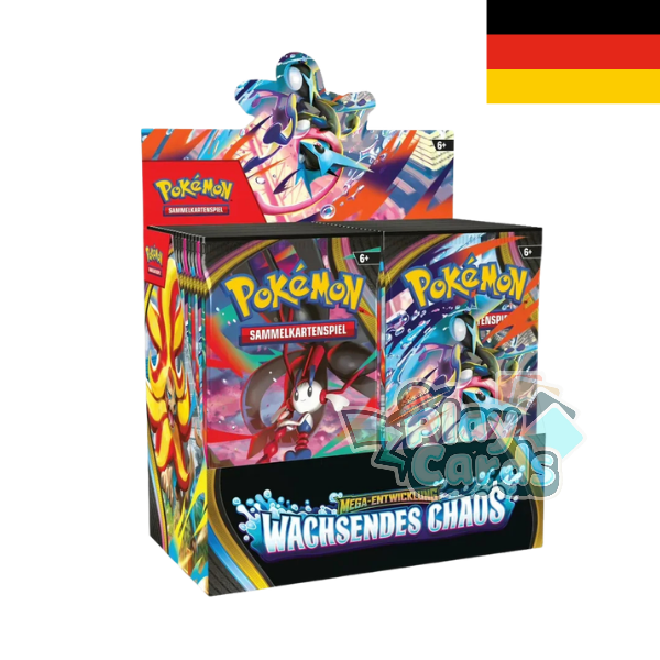 Pokémon Mega-Entwicklung Wachsendes Chaos Display (36 Booster) DE