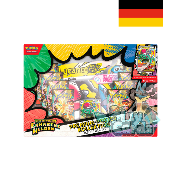 Erhabene Helden Premium-Poster Kollektion Mega-Lucario - DE