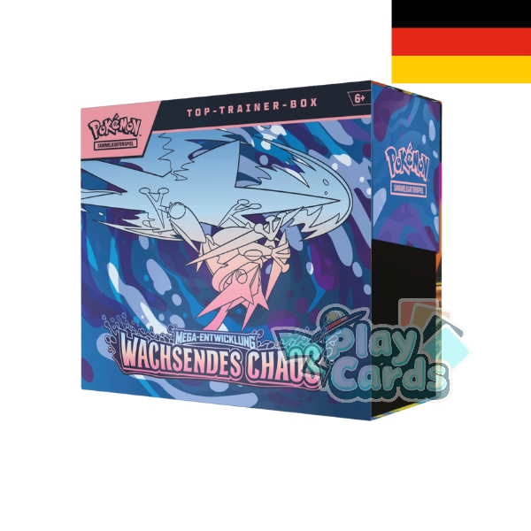 Pokémon Mega-Entwicklung Wachsendes Chaos Top-Trainer-Box