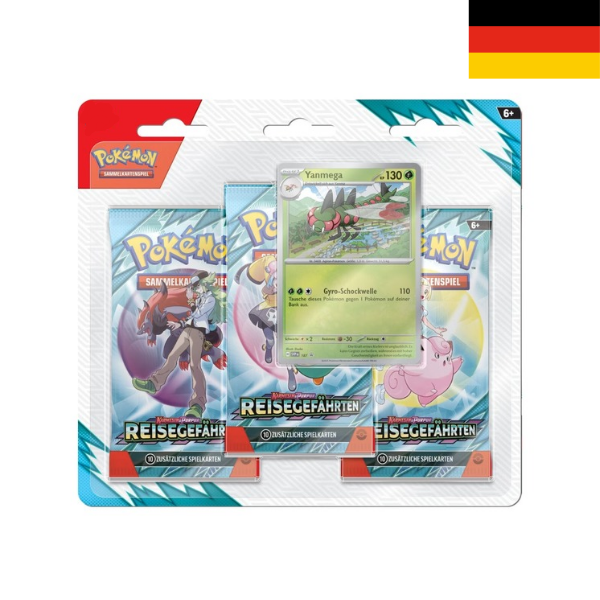 Pokémon KP09: Reisegefährten - 3er Blister Yanmega Deutsch