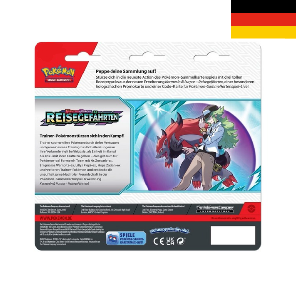 Pokémon KP09: Reisegefährten - 3er Blister Yanmega Deutsch