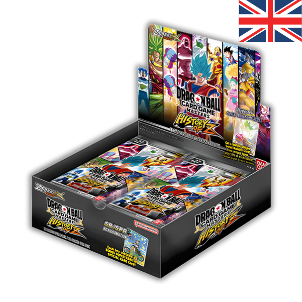 Dragon Ball Super Card Game - B27 - History of Z - Zenkai Series EX Set 10 - Display Booster Box - EN