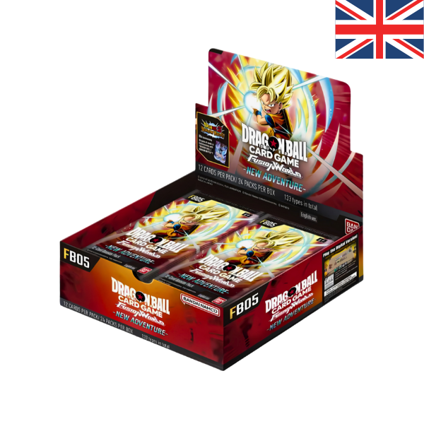 Dragon Ball Super Card Game - Fusion World - New Adventure Booster Display FB05 EN