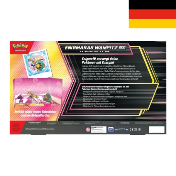 Pokémon Enigmaras Wampitz-ex Premium-Kollektion DE