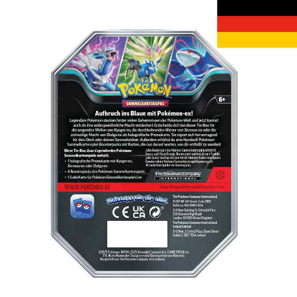 Pokémon Tin Frühjahr 2025 ex DE