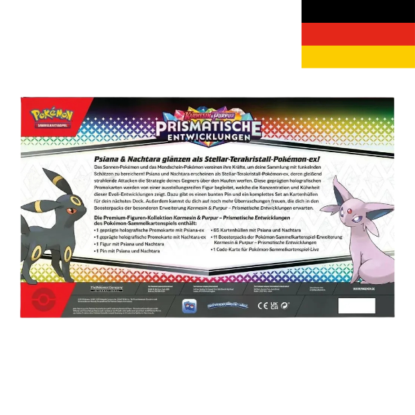 Pokémon Karmesin & Purpur Prismatische Entwicklungen Premium-Figuren-Kollektion DE