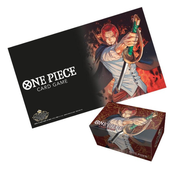 One Piece Card Game - Playmat and Storage Box Set -Shanks-