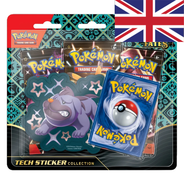 Pokémon SV04.5 Paldean Fates Tech Sticker Collection EN