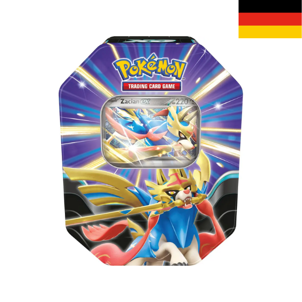 Pokémon Schlagkräftige Legenden Tin Box Zacian Ex DE