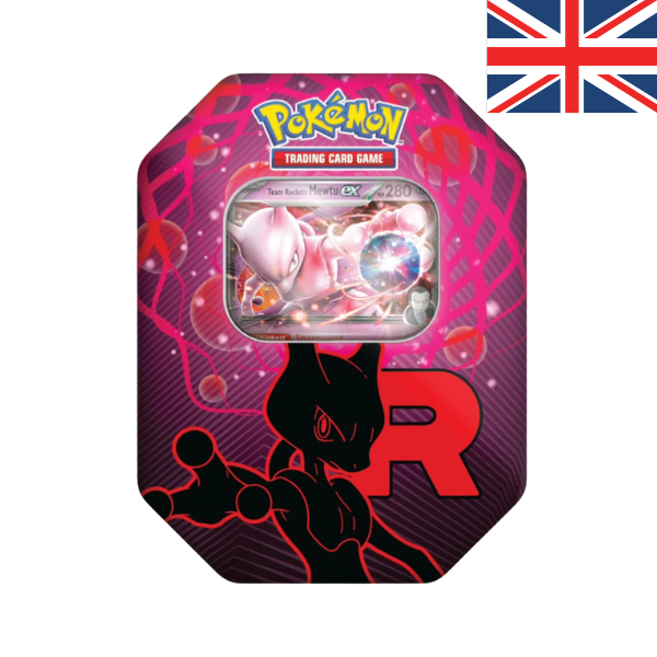 Pokémon Team Rocket Tin Box Mewtwo (Englisch)