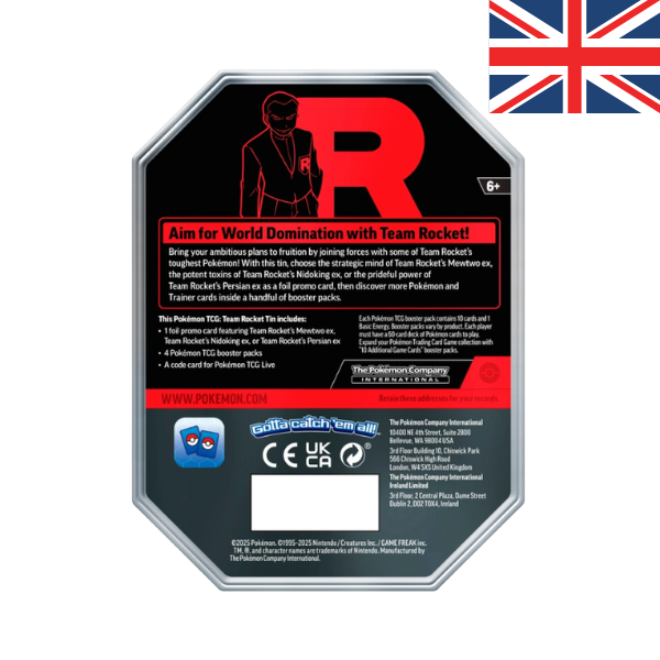 Pokémon Team Rocket Tin Box Persian ex (Englisch)