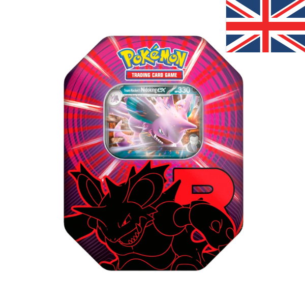 Pokémon Team Rocket Tin Box Nidoking ex (Englisch)