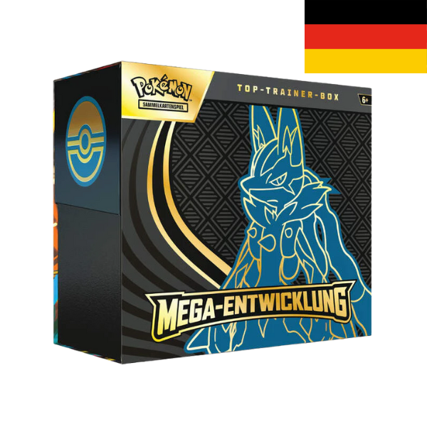 Pokemon Mega Entwicklung Top Trainer Box Lucario DE / EN