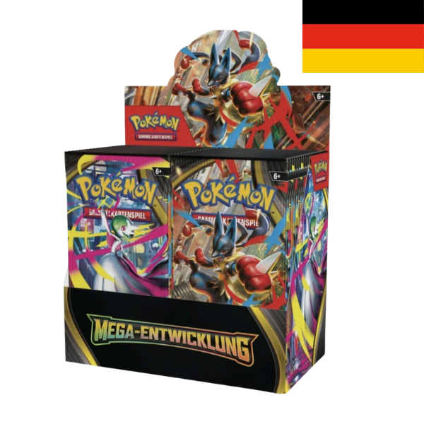 Pokemon Mega Entwicklung Booster Display DE / EN
