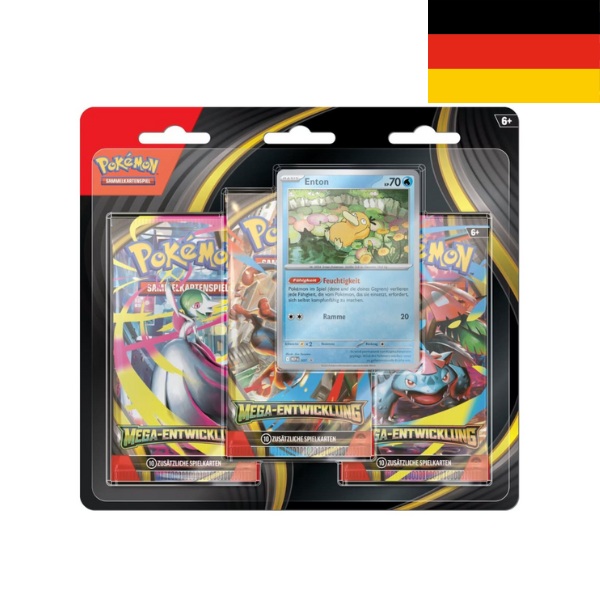 Pokemon Mega Entwicklung 3 Pack Blister DE
