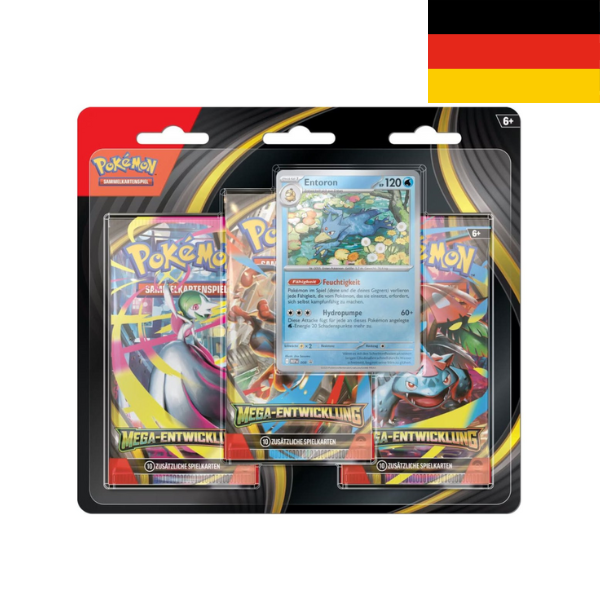 Pokemon Mega Entwicklung 3 Pack Blister DE