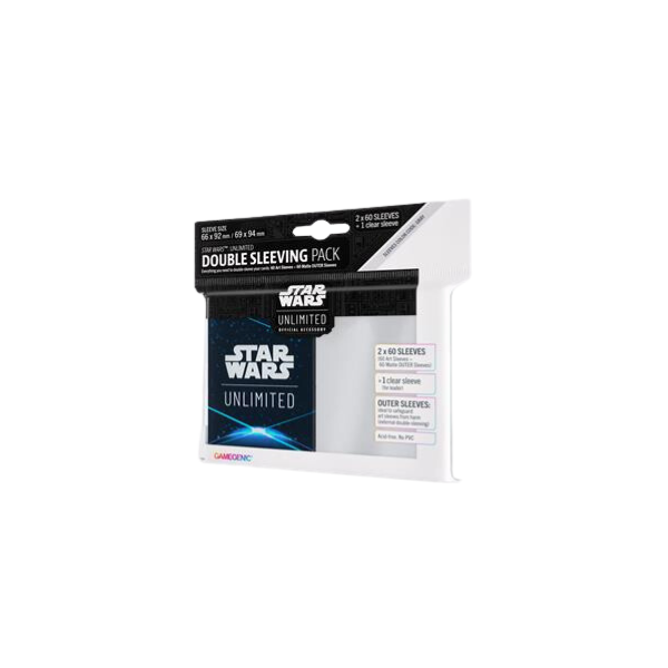Gamegenic - Star Wars: Unlimited Art Sleeves Double Sleeving Pack - Space Blue