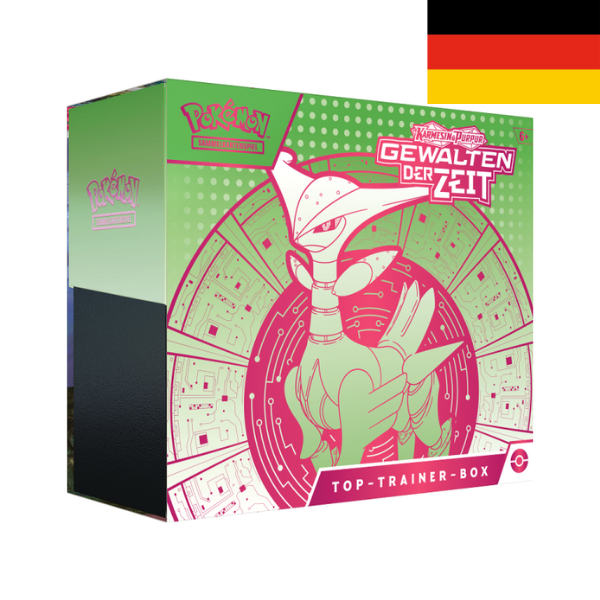 PKM - Karmesin & Purpur 05 Gewalten der Zeit Eisenblatt TopTrainer Box - DE