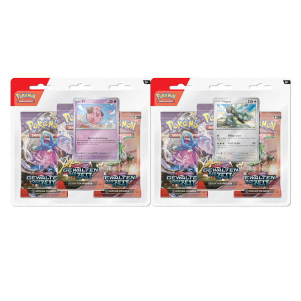 Pokémon SV05 Gewalten der Zeit 3 Pack Blister DE