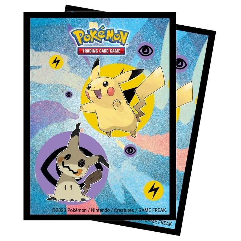 Pokemon Pikachu & Mimikyu Deck Protector 65ct Sleeves