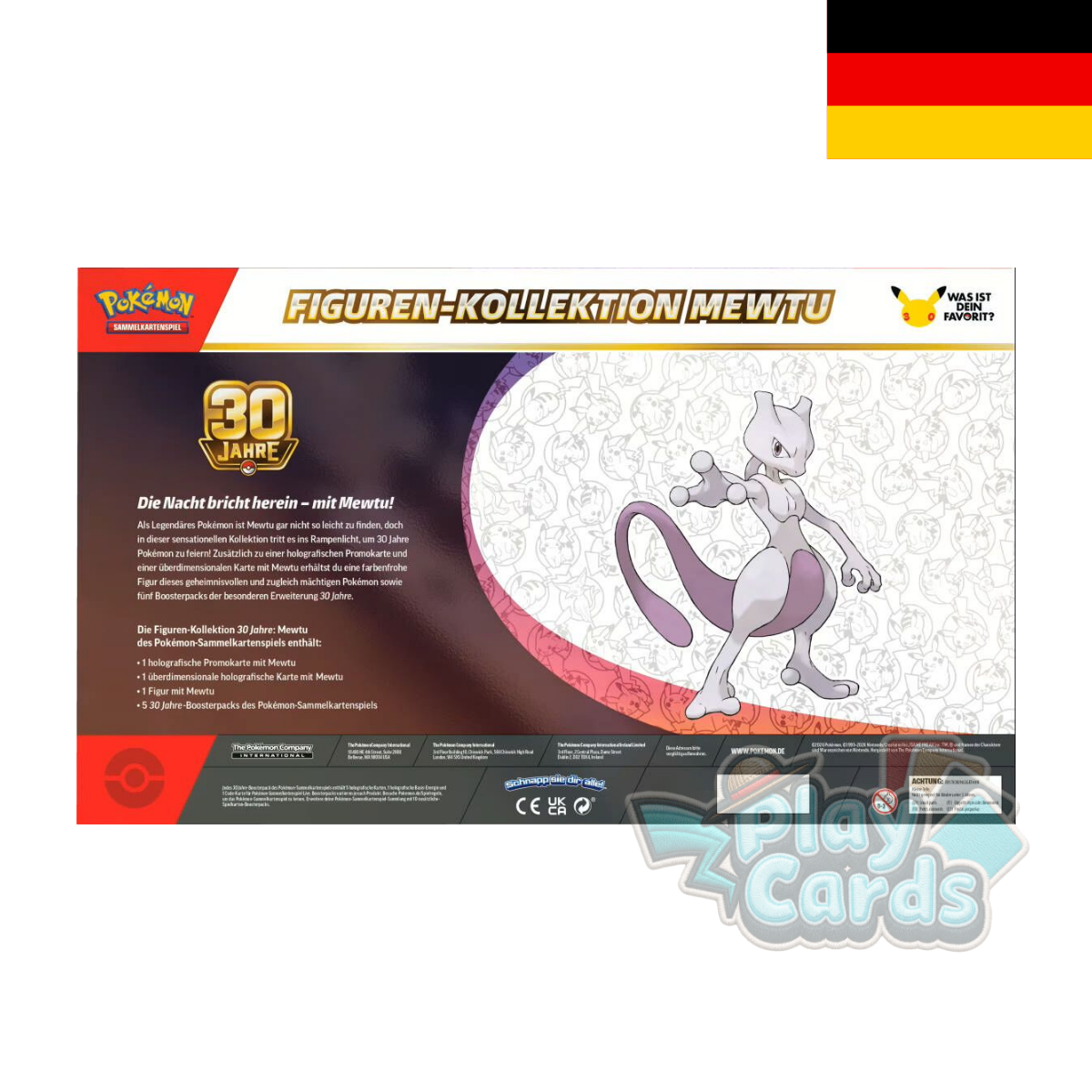 Pokémon - 30 Jahre Figuren-Kollektion: Mewtu - DE