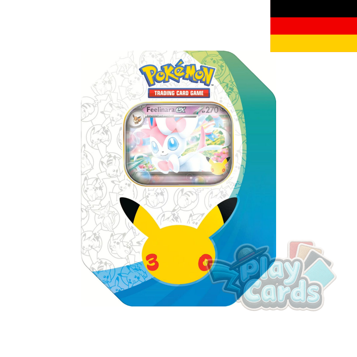 Pokémon - 30 Jahre Tin-Box: Feelinara-ex - DE