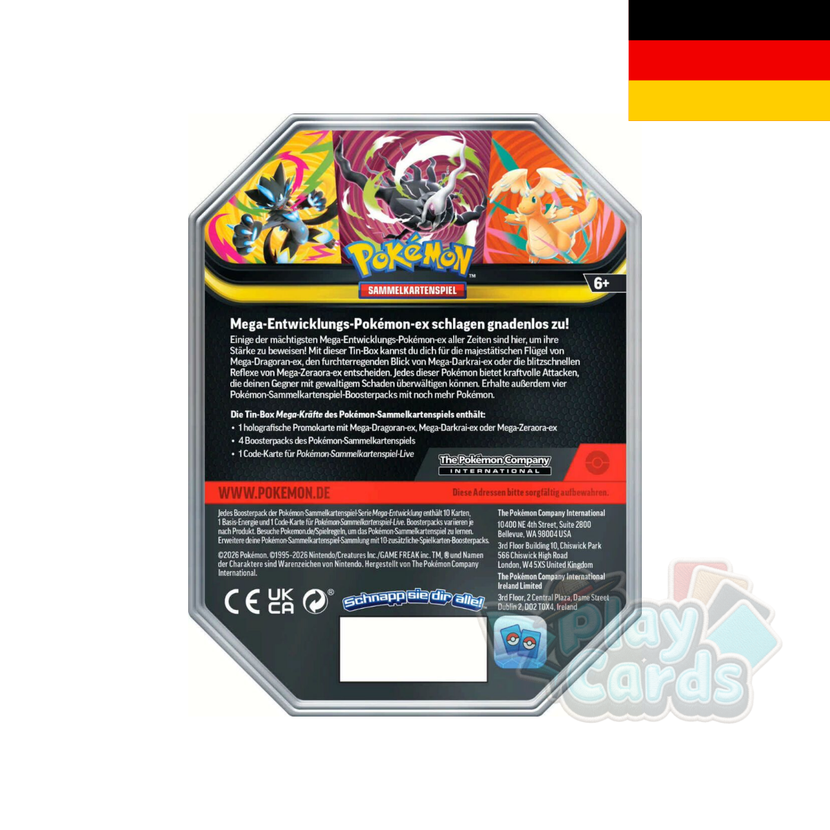 Pokémon - Mega-Kräfte Tin-Box 131: Mega-Darkrai-ex - DE