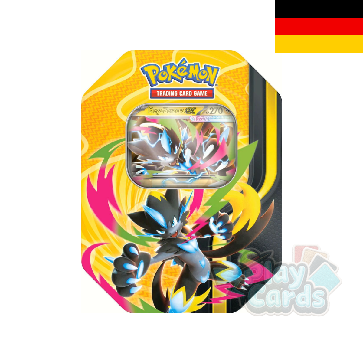 Pokémon - Mega-Kräfte Tin-Box 132: Mega-Zeraora-ex - DE