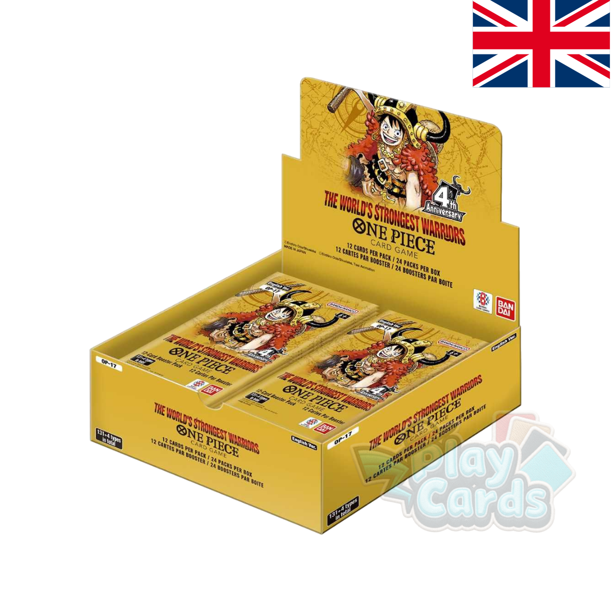 One Piece Card Game - OP17 - The World's Strongest Warriors Display 24 Booster EN