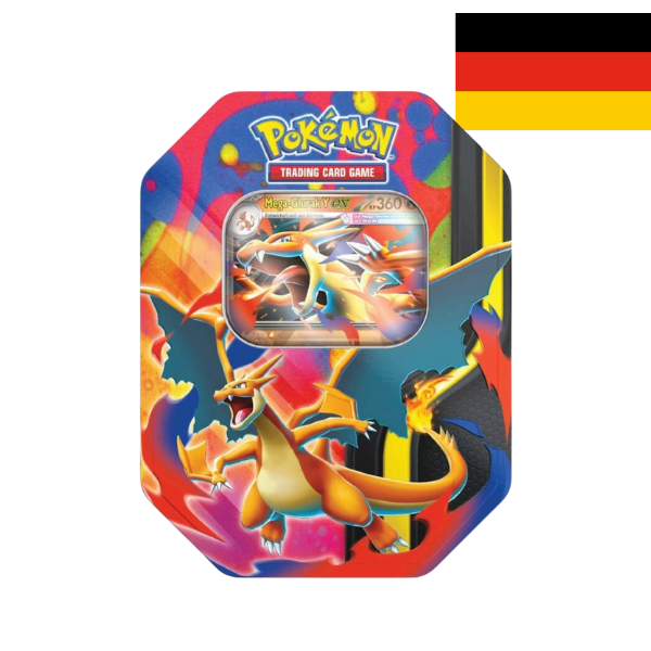 Pokémon Tin-Box Mega-Glurak Y Ex