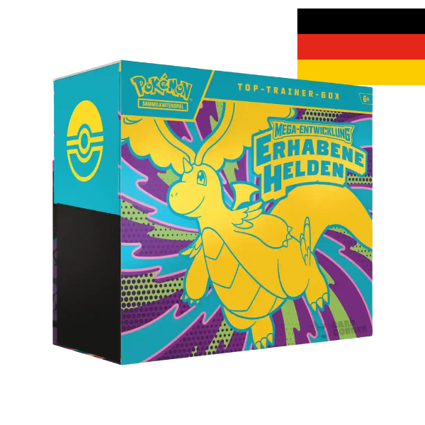 Pokémon Top Trainer Box Mega Entwicklung Erhabene Helden DE