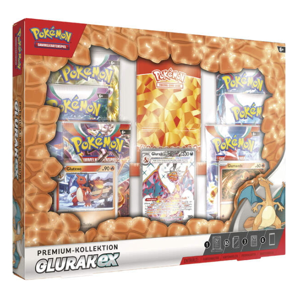 Pokemon Glurak EX Premium Kollektion Deutsch