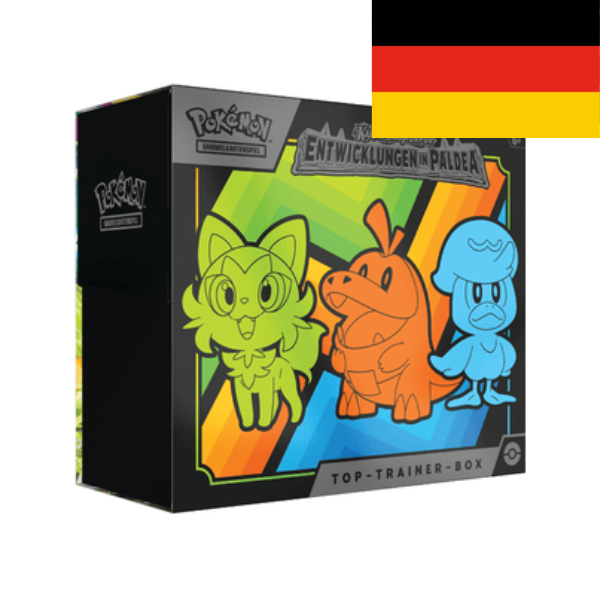 Pokemon Entwicklungen in Paldea Top Trainer Box DE