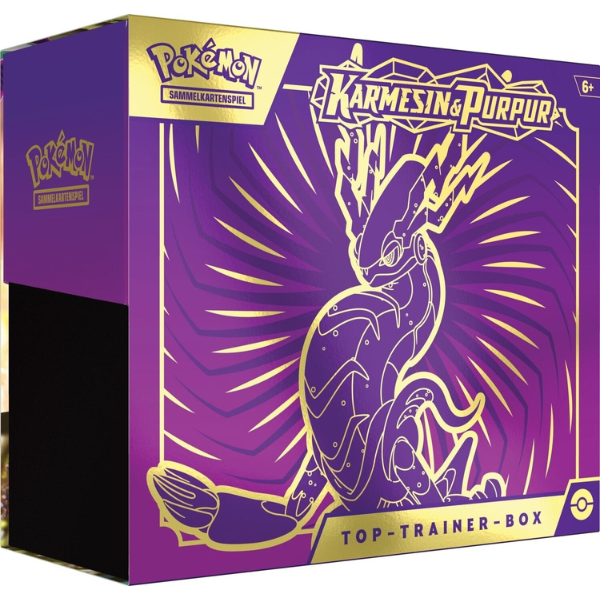 Pokemon KP01 Karmesin & Purpur Top-Trainer Box Deutsch