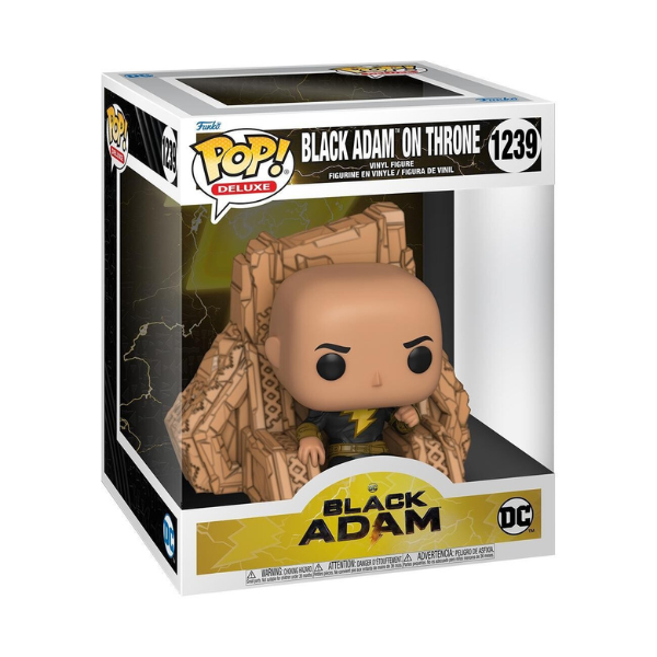 POP Deluxe: Black Adam - Black Adam on Throne - Funko 1239