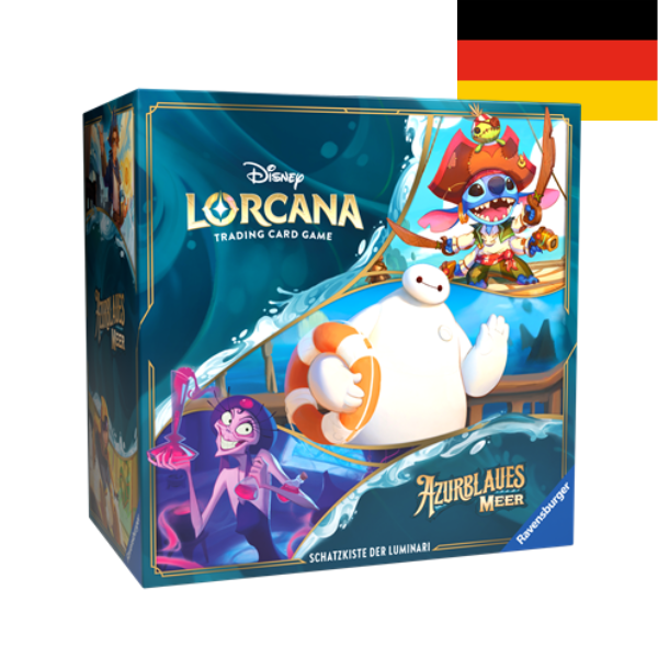 Disney Lorcana: Azurblaues Meer - Schatzkiste der Luminari Pack DE