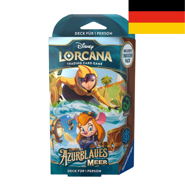 Disney Lorcana: Azurblaues Meer - Starter Deck DE