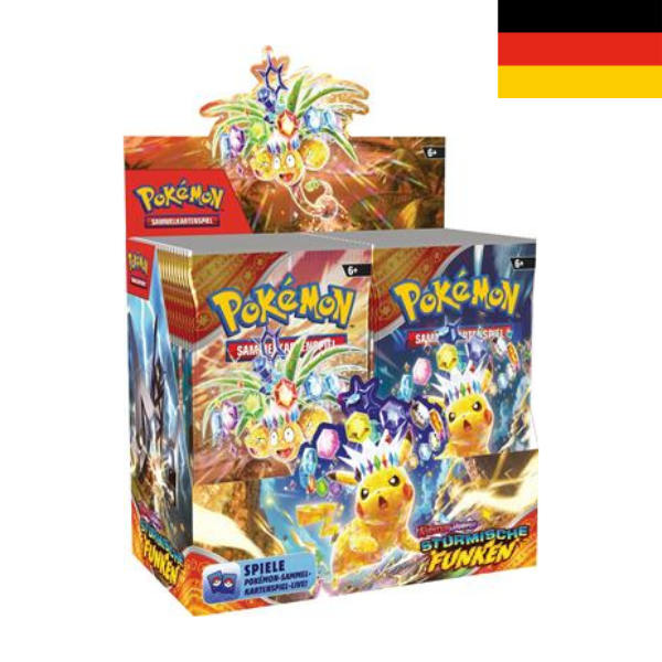 Pokemon Karmesin & Purpur 8 Stürmische Funken Booster Display (36 Booster) - DE