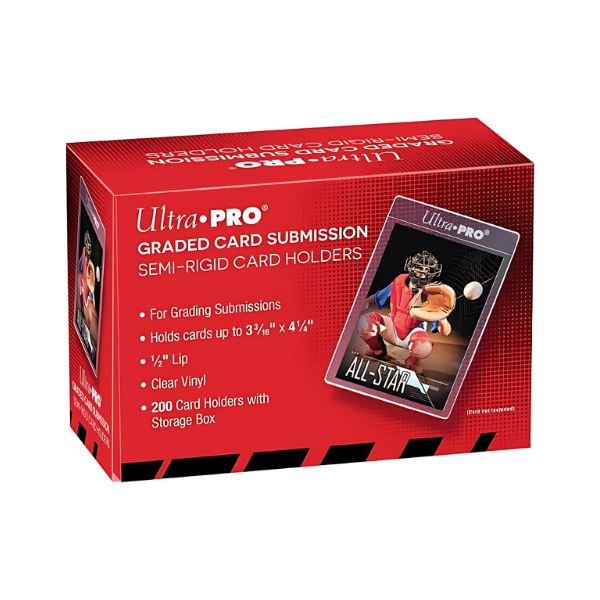 Ultra Pro Semi-Rigid Card Holders Lip Tall (200 Stück)