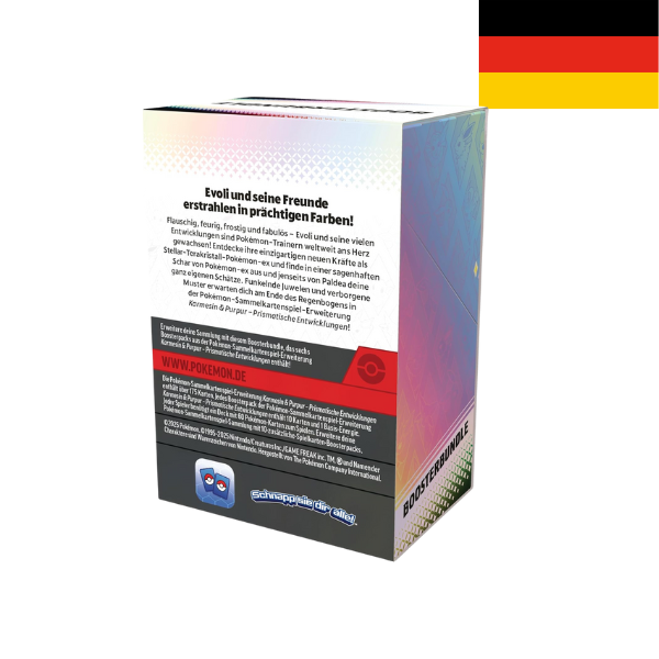 Pokémon Karmesin & Purpur Prismatische Entwicklungen Boosterbundle DE