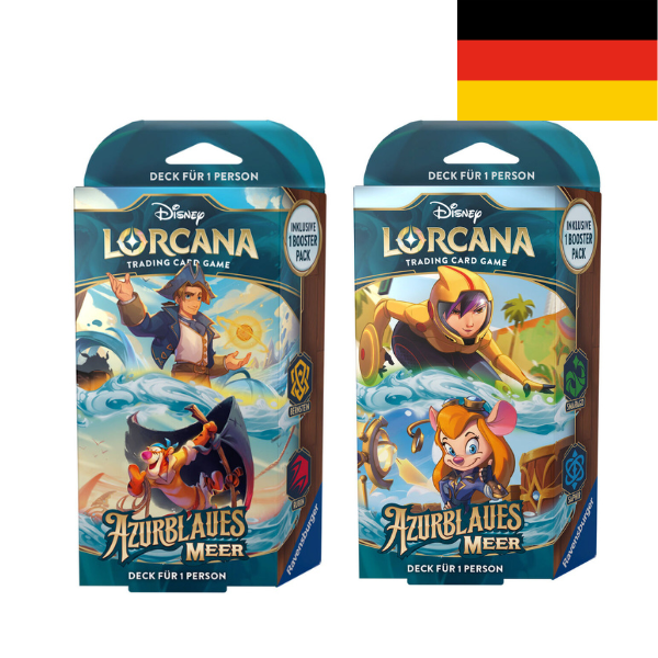 Disney Lorcana: Azurblaues Meer - Starter Deck DE