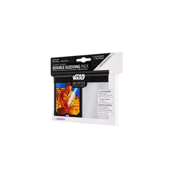 Gamegenic - Star Wars: Unlimited Art Sleeves Double Sleeving Pack - Luke Skywalker