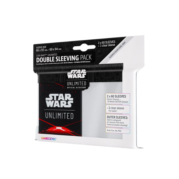 Gamegenic - Star Wars: Unlimited Art Sleeves Double Sleeving Pack - Space Red
