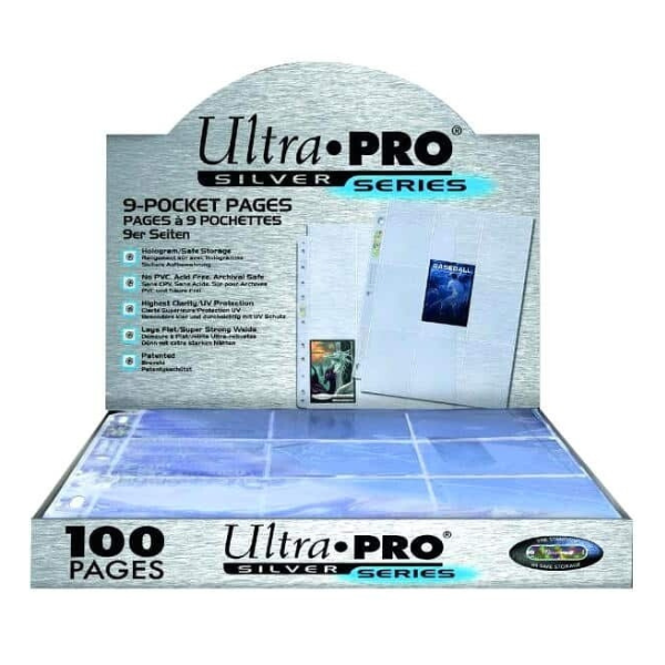 Ultra Pro Silver Series 9-Pocket Page - 9er Seite Ultra Pro Silver Series 9-Pocket Pages - 100 x 9er Seite