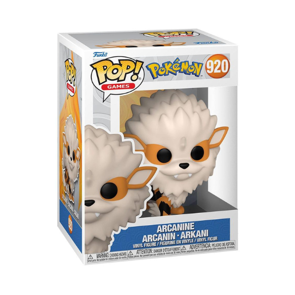 POP Games: Pokemon- Arcanine / Arkani Funko #920